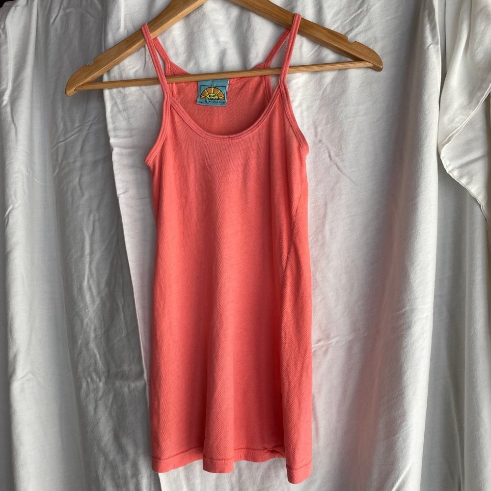 Peach Spaghetti Strap Tank Top